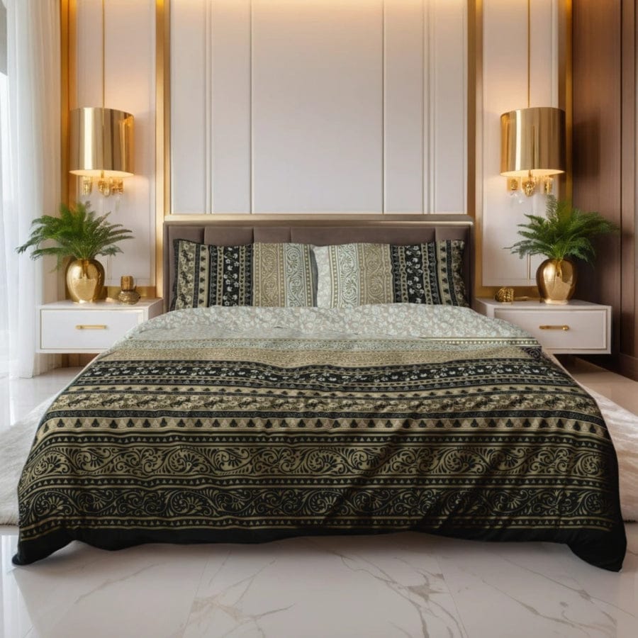 Premium Printed Bed Sheet Set - BM41