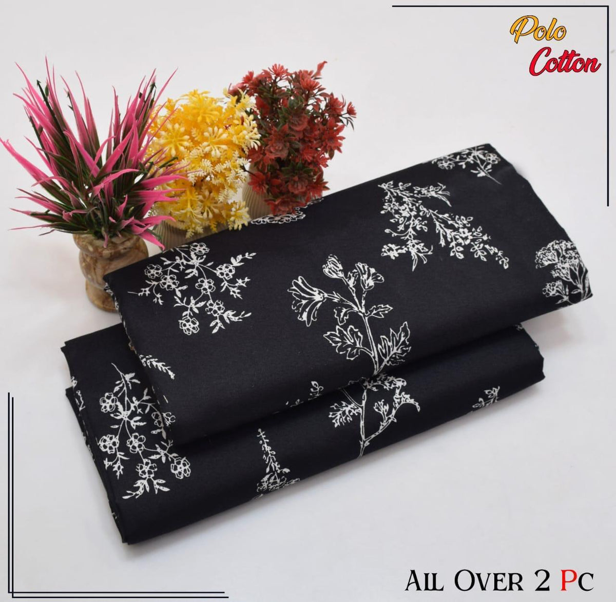 FLORAL PRINTS 2 Pcs Unstitched PF03