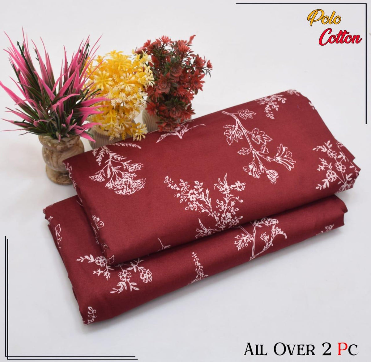 FLORAL PRINTS 2 Pcs Unstitched PF04
