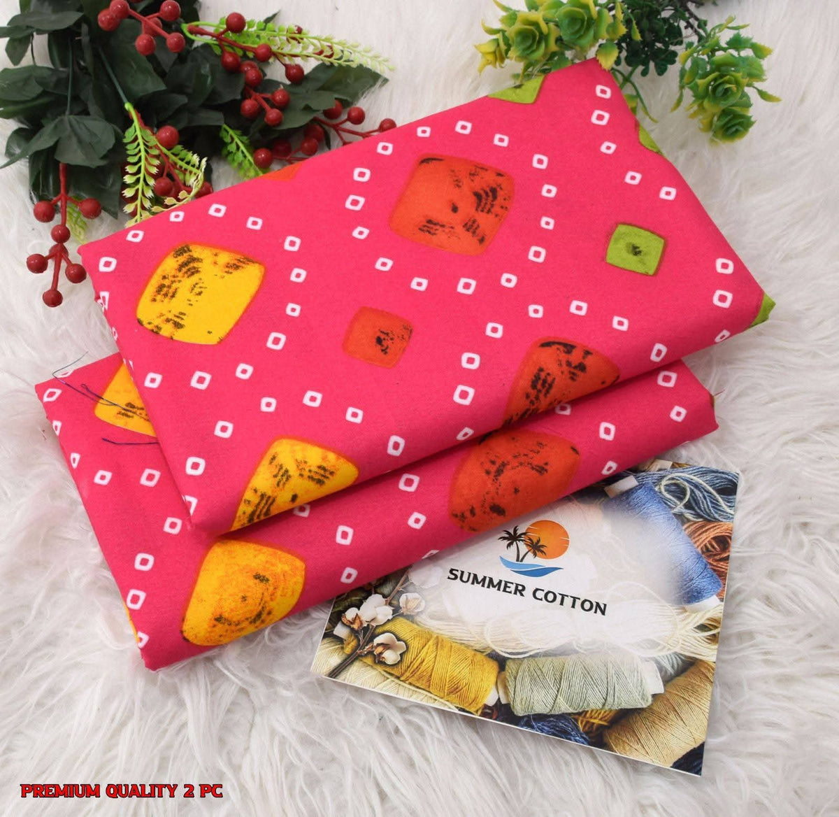 FLORAL PRINTS 2 Pcs Unstitched PF21