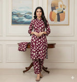 FLORAL PRINTS 2 Pcs Unstitched PF52