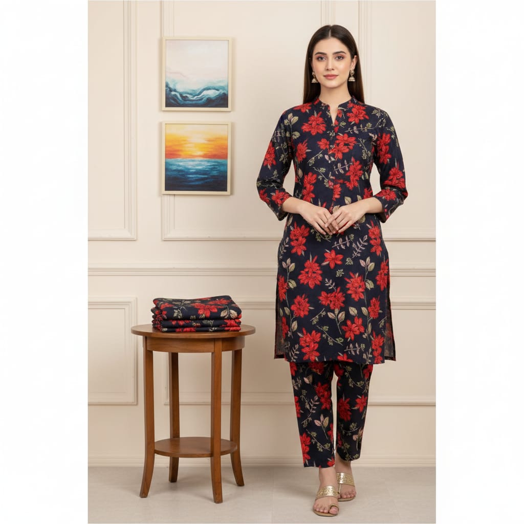 FLORAL PRINTS 2 Pcs Unstitched PF60