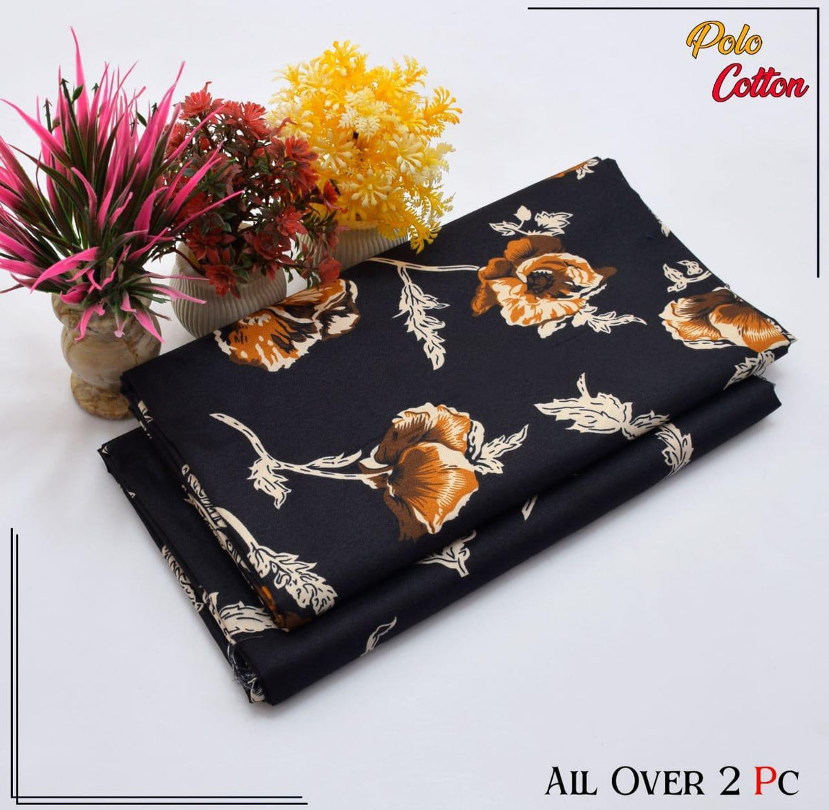 FLORAL PRINTS 2 Pcs Unstitched PF32