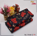FLORAL PRINTS 2 Pcs Unstitched PF34