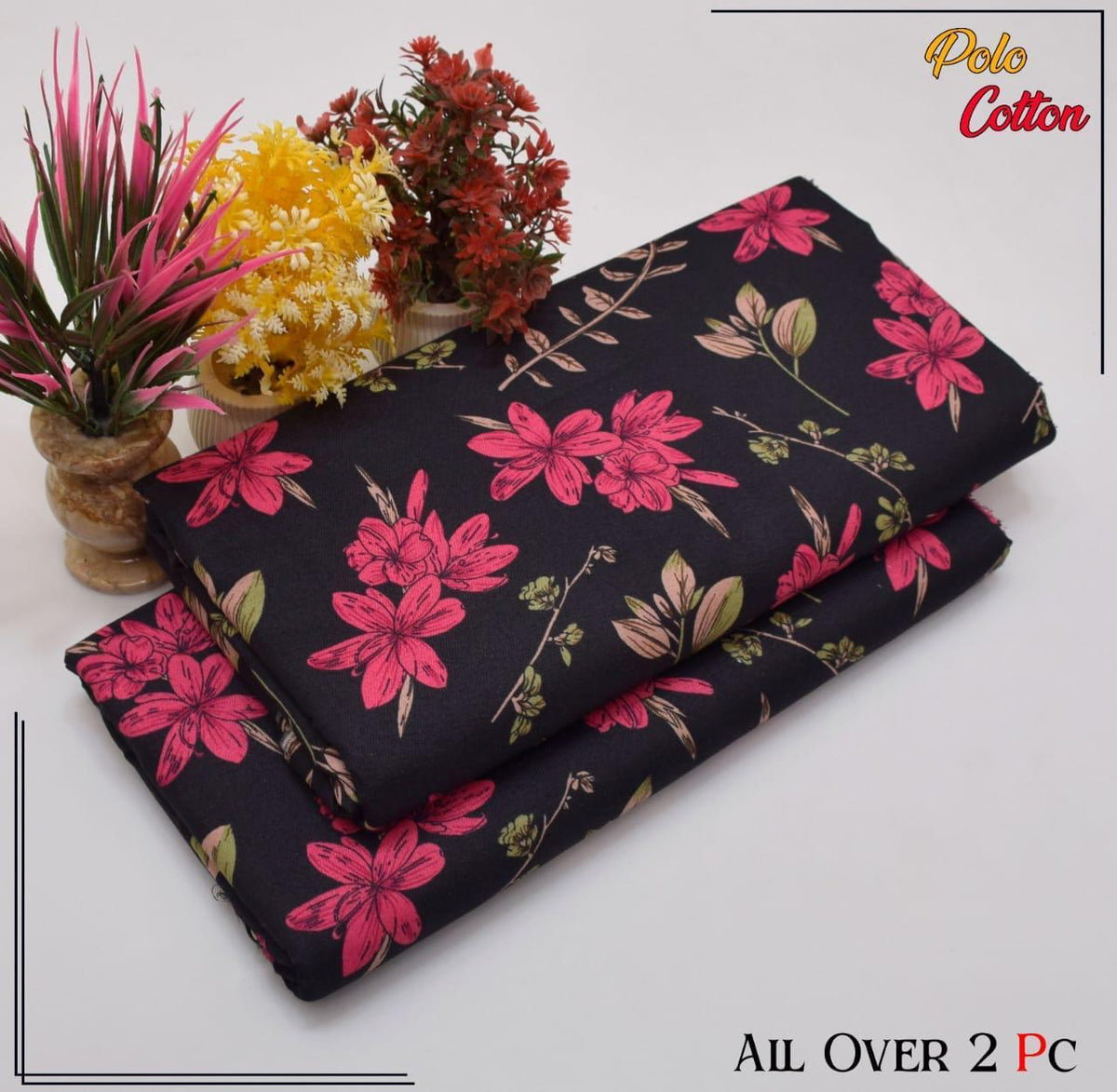 FLORAL PRINTS 2 Pcs Unstitched PF39