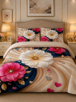Premium Printed 5D Imported Bedsheet -NZ21