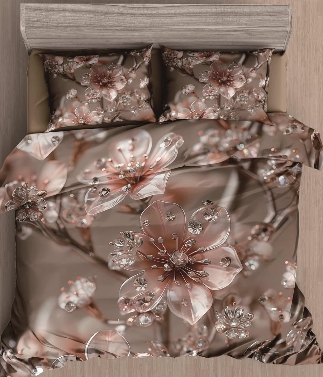 Premium Printed 5D Imported Bedsheet -NZ22