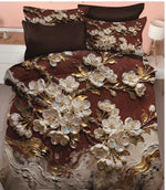Premium Printed 5D Imported Bedsheet -NZ34