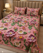 Premium Printed 5D Imported Bedsheet -NZ41